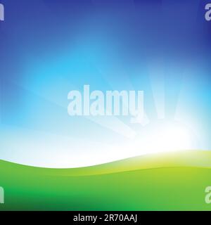 abstract background landscape, this  illustration may be useful  as designer work Stock Vector