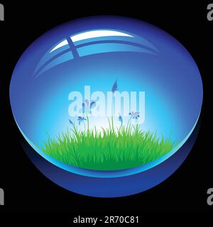 drop,  this illustration may be useful as designer work Stock Vector