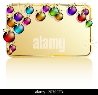 christmas background, this  illustration may be useful  as designer work Stock Vector