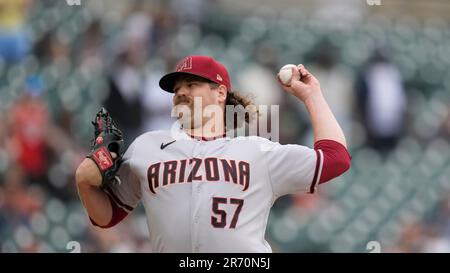 This is a 2023 photo of Arizona Diamondbacks relief pitcher Miguel Castro.  This image reflects the Arizona Diamondbacks' active roster as of  Wednesday, Feb. 22, 2023, when this image was taken in