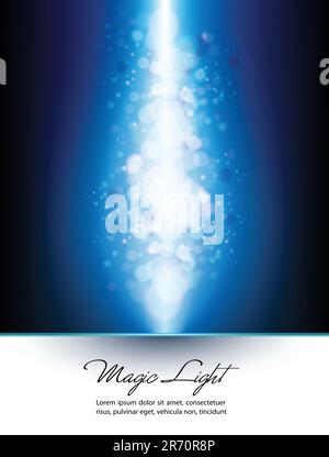 Magical Lights - Abstract Colorful Vector Background Design Stock Vector