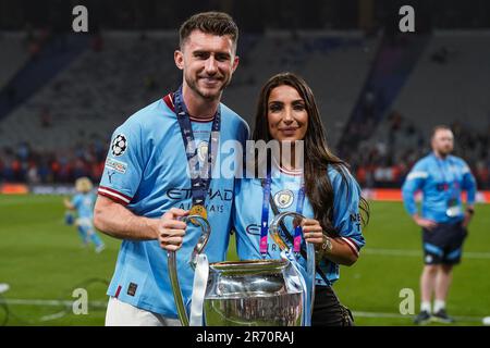 Istanbul, Turkey. 10th June, 2023. at the end of the UEFA Champions League final match between Manchester City FC and FC Internazionale at Ataturk Olympic Stadium, Istanbul, Turkey on June 10, 2023. Credit: Giuseppe Maffia/Alamy Live News Stock Photo