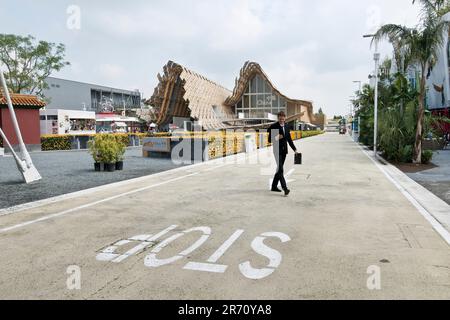Business man. expo milano 2015 Stock Photo