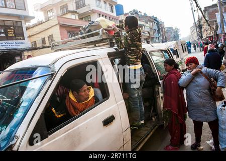 Nepal. Bouddhnath. daily life Stock Photo