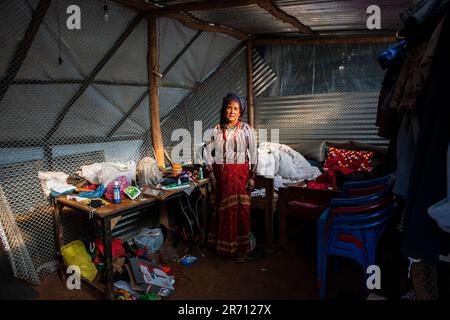 Nepal. Nuwakot district. one year after the earthquake Stock Photo