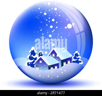 christmas background, this illustration may be useful as designer work Stock Vector