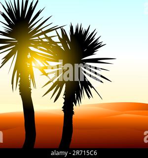 background landscape, this  illustration may be useful  as designer work Stock Vector