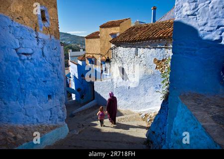 Morocco. Chefchaouen. daily life Stock Photo