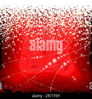 christmas background, this  illustration may be useful  as designer work Stock Vector