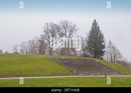 Archaeological site, Augusta Raurica, Augst, Switzerland Stock Photo