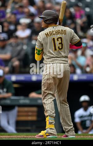 DENVER, CO - JUNE 9: San Diego Padres third baseman Manny Machado