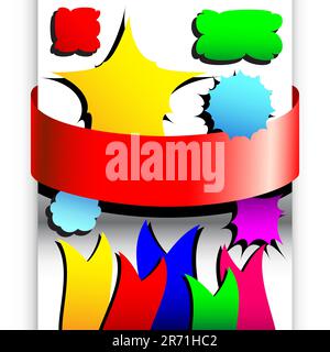 set of tags, this illustration may be useful as designer work Stock Vector