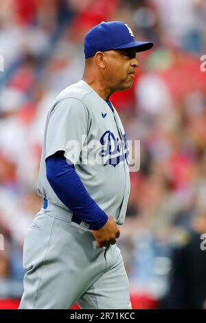 PHILADELPHIA, PA - JUNE 09: Victor Gonzalez #81 of the Los Angeles Dodgers  pitches during the game against the Philadelphia Phillies during the game  at Citizens Bank Park on June 9, 2023