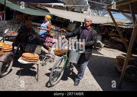 Uzbekistan. surroundings of Bukhara. local market Stock Photo