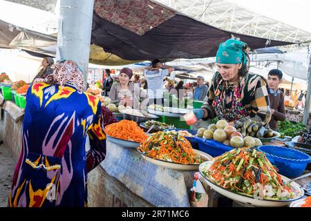 Uzbekistan. surroundings of Bukhara. local market Stock Photo