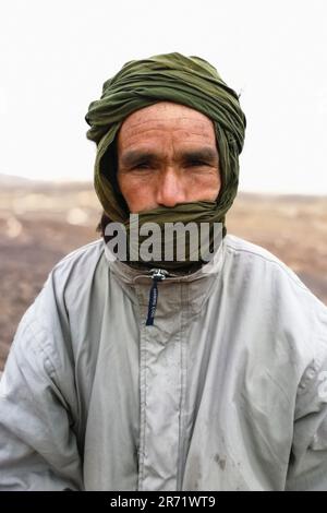 Portrait. sorrounding of taouz. morocco Stock Photo