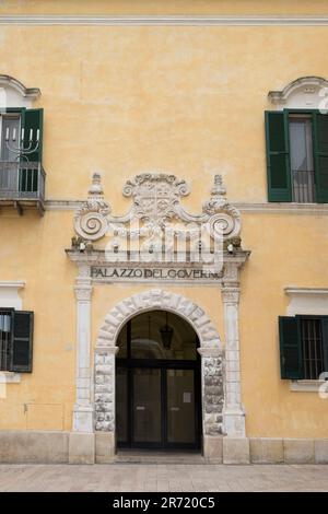 Italy. Matera. Palazzo del Governo. governament Palace Stock Photo