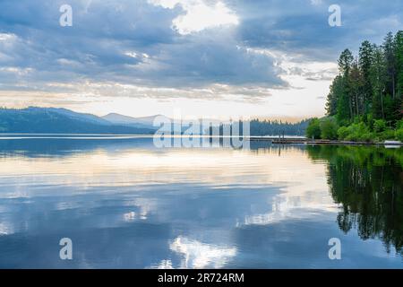 Chatcolet Lake at the Heyburn State Park in Idaho Stock Photo