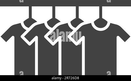 Shirts icon vector image. Suitable for mobile application web application and print media. Stock Vector