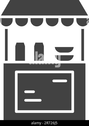 Stall icon vector image. Suitable for mobile application web application and print media. Stock Vector