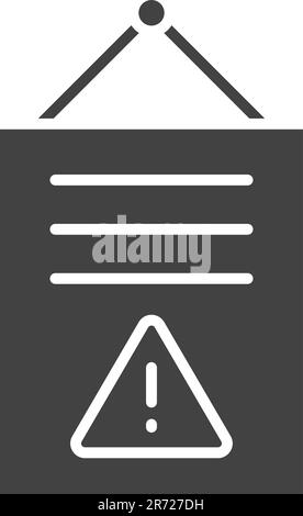 Notice icon vector image. Suitable for mobile application web application and print media. Stock Vector