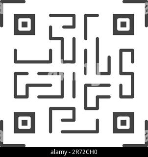 Qr Code icon vector image. Suitable for mobile application web application and print media. Stock Vector