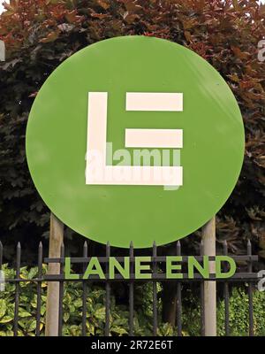 Lane End Developments, Lane End Group, Unit 2, Station Court, Stockport Rd, Thelwall, Warrington, Cheshire, England, UK,  WA4 2GW Stock Photo