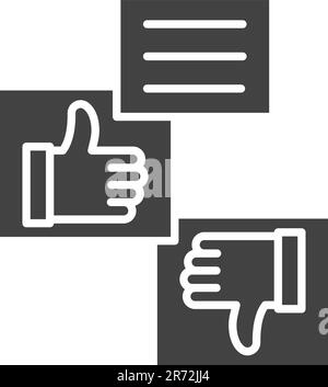 Reaction icon vector image. Suitable for mobile application web application and print media. Stock Vector