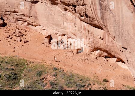 Antelope House. Photograph of a ruin at Canyon de Chelly National Monument, Chinle, Arizona, USA. Stock Photo