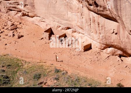 Antelope House. Photograph of a ruin at Canyon de Chelly National Monument, Chinle, Arizona, USA. Stock Photo