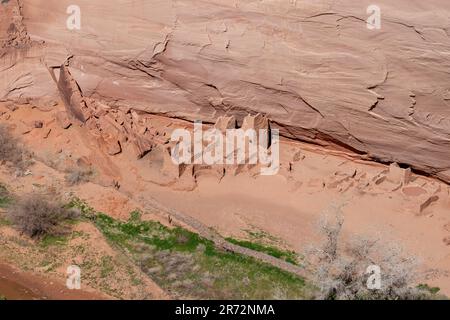 Antelope House. Photograph of a ruin at Canyon de Chelly National Monument, Chinle, Arizona, USA. Stock Photo