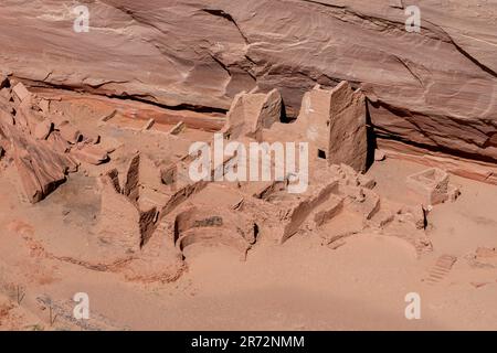 Antelope House. Photograph of a ruin at Canyon de Chelly National Monument, Chinle, Arizona, USA. Stock Photo