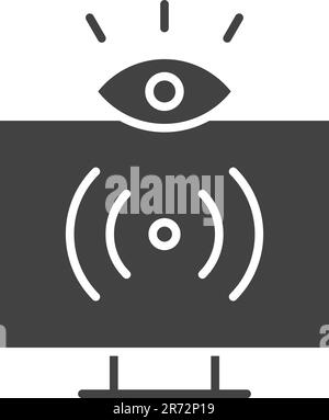 Viewers icon vector image. Suitable for mobile application web application and print media. Stock Vector