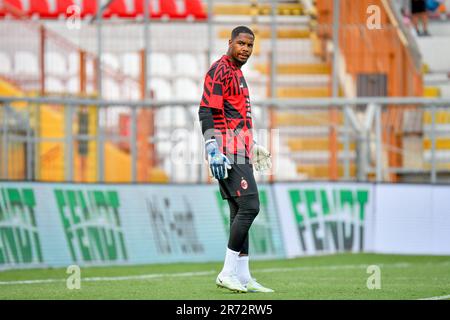 Romeo Menti stadium, Vicenza, Italy, August 06, 2022, Milan's Mike Maignan portrait  during  LR Vicenza vs AC Milan (portraits archive) - friendly foo Stock Photo