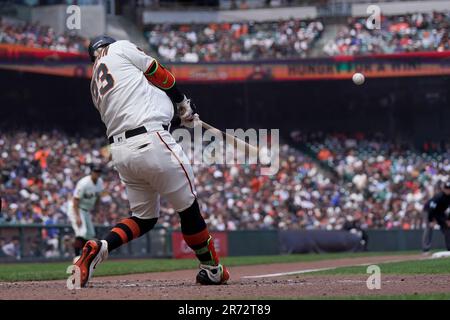 San Francisco Giants Outfielder Joc Pederson (23) during an MLB game  between New York Mets and San Francisco Giants at the Oracle Park in San  Francisc Stock Photo - Alamy