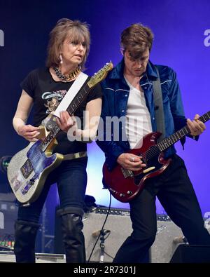 Oxford, UK. 11th June, 2023. The Pretenders - Chrissie Hynde - Kite Festival - 11 June 2023 Credit: Graham Tarrant/Alamy Live News Stock Photo