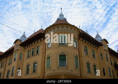 Stern Palace (Palatul Stern ), Art nouveau building in Oradea, Romania Stock Photo