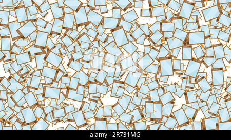 Texture pattern seamless old retro antique hipster vintage picture tube with a convex screen of an ancient TV for watching TV programs from the 60s 70 Stock Vector
