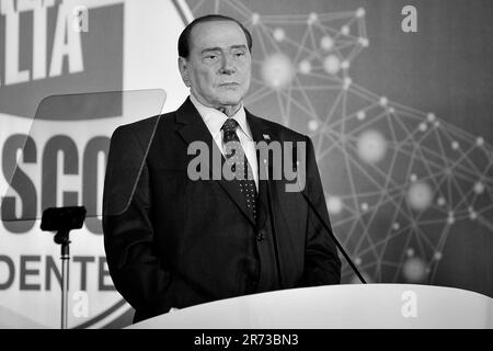 Italy. 13th June, 2023. Silvio Berlusconi Italian politician and entrepreneur, four times Prime Minister, died on June 12, 2023, at the age of 86. Itlaly, 12 June 2023. (photo by Vincenzo Izzo/SipauSA) Credit: Sipa USA/Alamy Live News Stock Photo