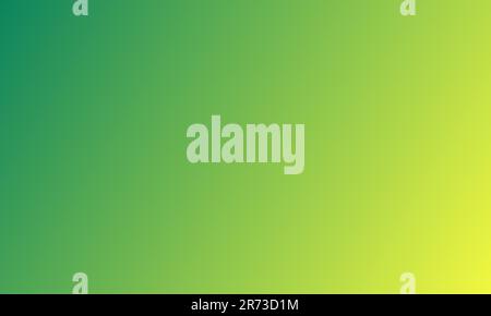 Abstract blurred strong yellow, lime green colors blend. gradient linear background. seamless modern horizontal design graphic for mobile app, banner Stock Vector