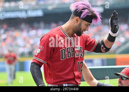 DETROIT, MI - JUNE 10: Detroit Tigers Pitcher Matthew Boyd (48) pitching  during the game between Arizona Diamondbacks and Detroit Tigers on June 10,  2023 at Comerica Park in Detroit, MI (Photo