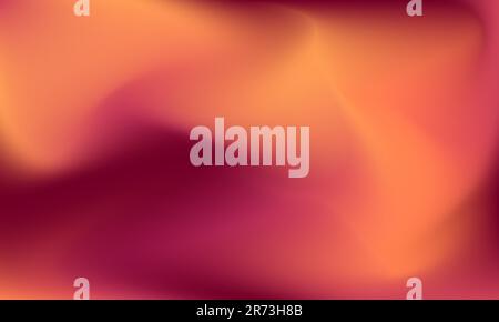 Smooth gradient mesh background vector. Abstract design illustration on soft orange and dark purple colors. vibrant blend template. Suitable for wallp Stock Vector