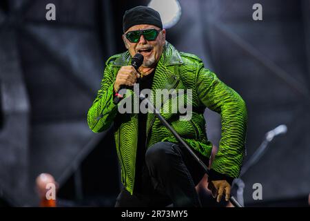 Bologna, Italy. 12th June, 2023. Vasco Rossi live in Bologna. (Photo by Carlo Vergani/Pacific Press) Credit: Pacific Press Media Production Corp./Alamy Live News Stock Photo