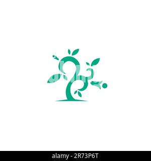Tree Growth Logo Vector. Tree vector Illustration Stock Vector