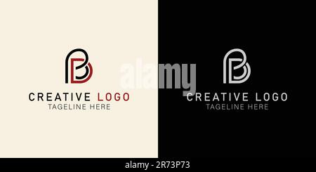 Letter BD logo. monogram logo style. Simple vector design editable Stock Vector