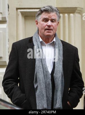 **FILE PHOTO** Treat Williams Has Passed Away** NEW YORK, NY - DECEMBER 5: Treat Williams filming on the set of Second Act in New York City on December 5, 2017. Credit: RW/MediaPunch Stock Photo