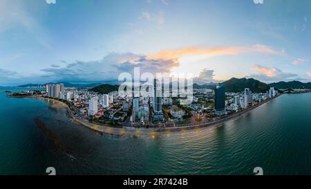 June 5, 2023: panoramic view of the coastal city of Nha Trang, Vietnam Stock Photo