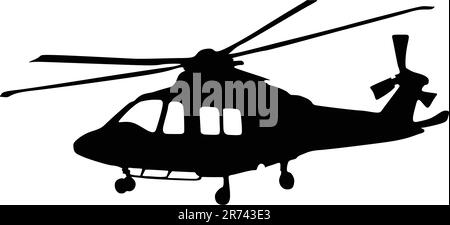 Helicopter symbol icon vector illustration Stock Vector