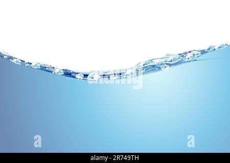 illustration of splash of water on isolated background Stock Vector