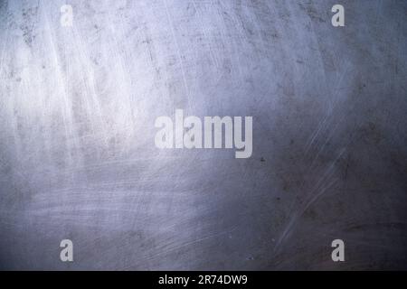 Scratched industrial Metalplate surface can be used as a background and texture Stock Photo
